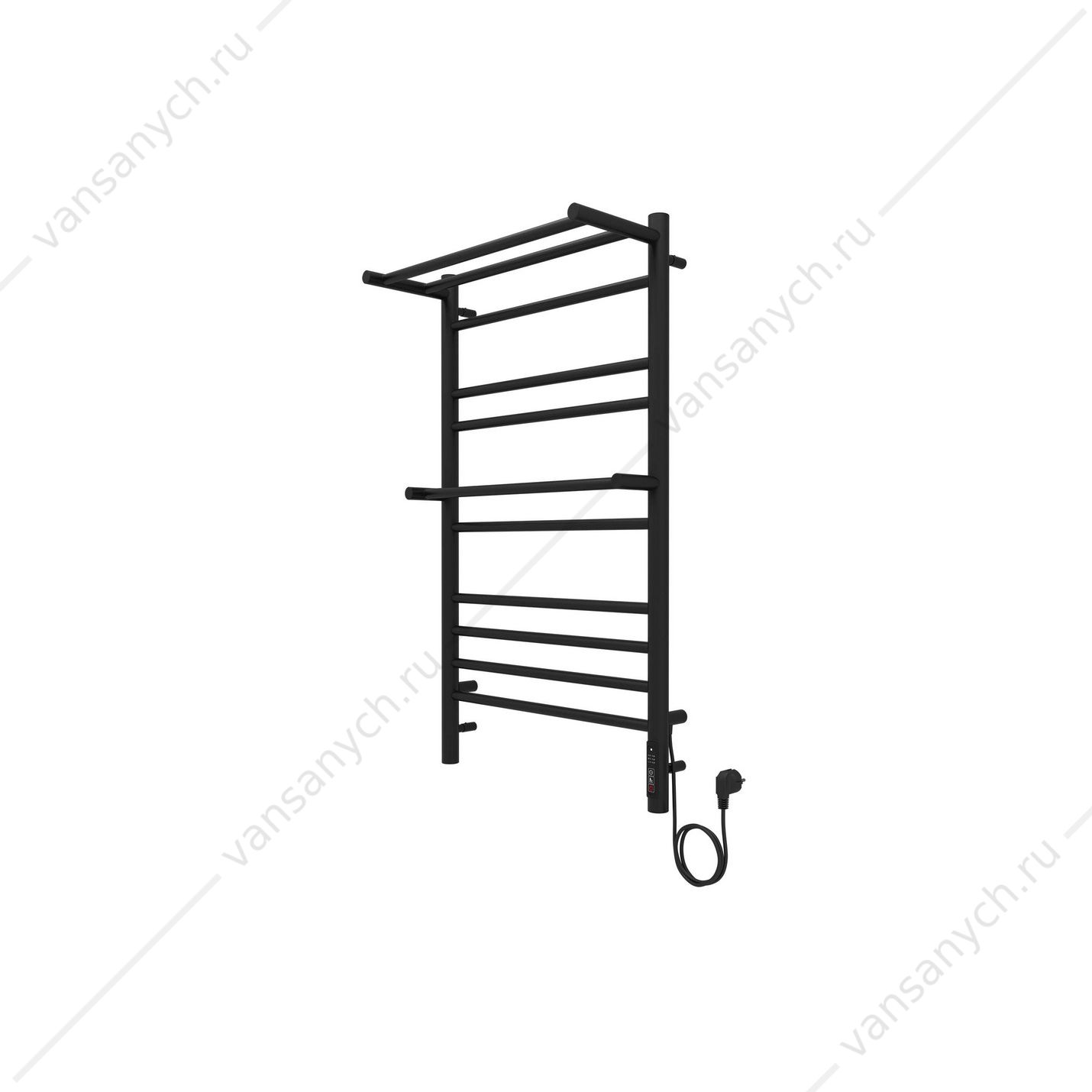 Полотенцесушитель 50х90 Aquatek Альфа П10 электр. quick touch черный муар Aquatek (Россия) купить в Тюмени (Ван Саныч™)